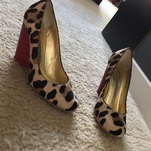 Giuseppe Zanotti leopard print wedges